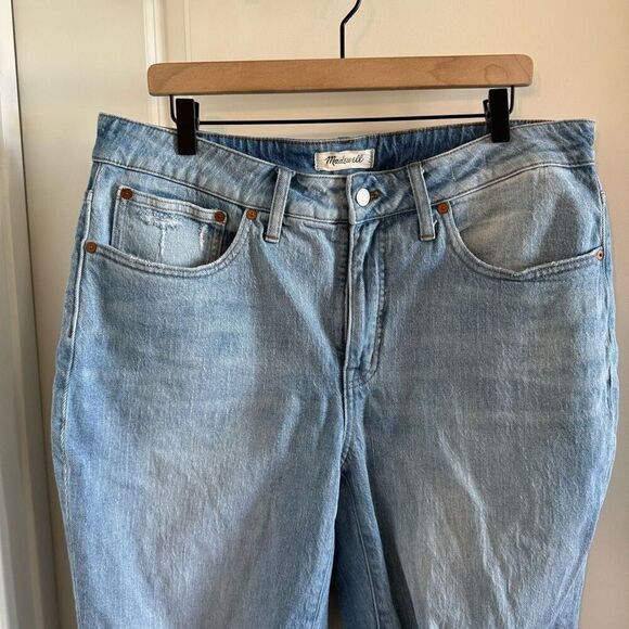 Madewell High Rise Slim Boyjean in Prentice Wash - Picture 7 of 12